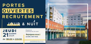 Portes ouvertes recrutement Hôpital Privé de la Loire 21.11.24