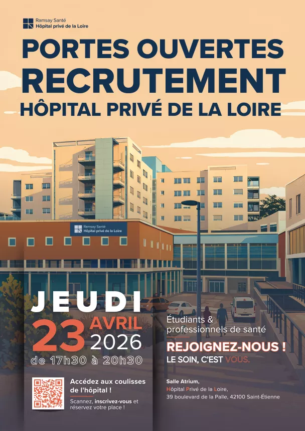 Portes ouvertes recrutement à l'HPL jeudi 23 avril 2026 - Soignants, infirmier(e), aides-soignant(e), brancardier(e)s, médecins